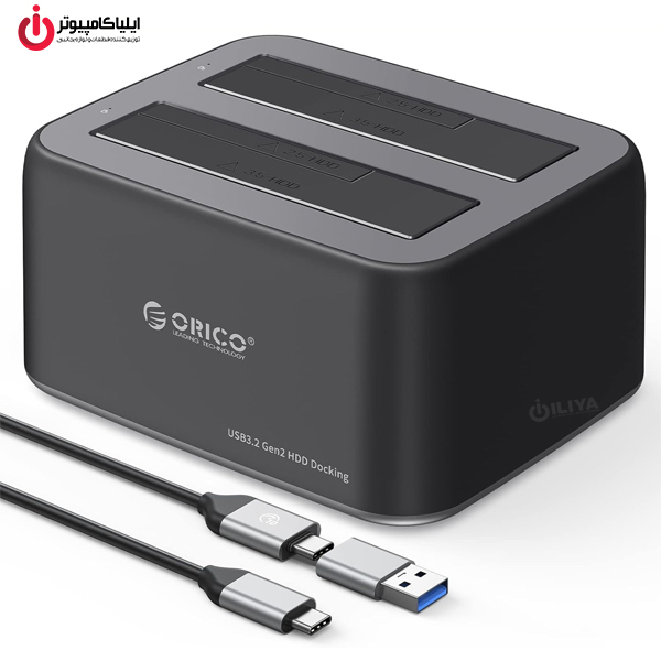 fggggggggg54 خرید داک هارد ۲Bay اوریکو مدل ORICO 6829C3 از ایلیاکامپیوتر مشهد