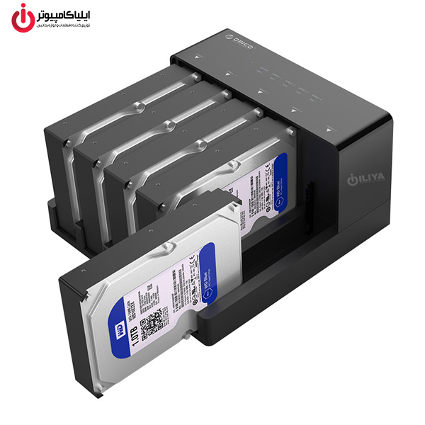 fghjf57454 خرید داک هارد ۵Bay اوریکو مدل ORICO 6558US3-C از ایلیاکامپیوتر مشهد